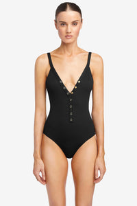 AMY V-NECK ONE PIECE (final sale)