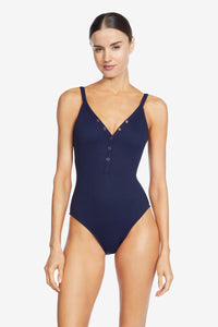 AMY V-NECK ONE PIECE (final sale)