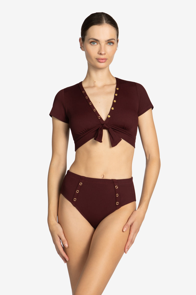 AMY HIGH WAIST BIKINI BOTTOM (final sale)
