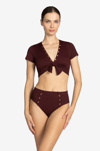 AMY HIGH WAIST BIKINI BOTTOM (final sale)