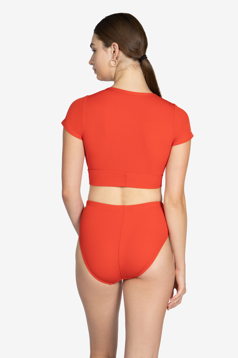 AMY HIGH WAIST BIKINI BOTTOM (final sale)