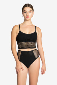PUA HIGH WAIST BIKINI BOTTOM (final sale)
