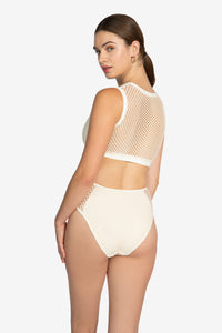 PUA HIGH WAIST BIKINI BOTTOM (final sale)
