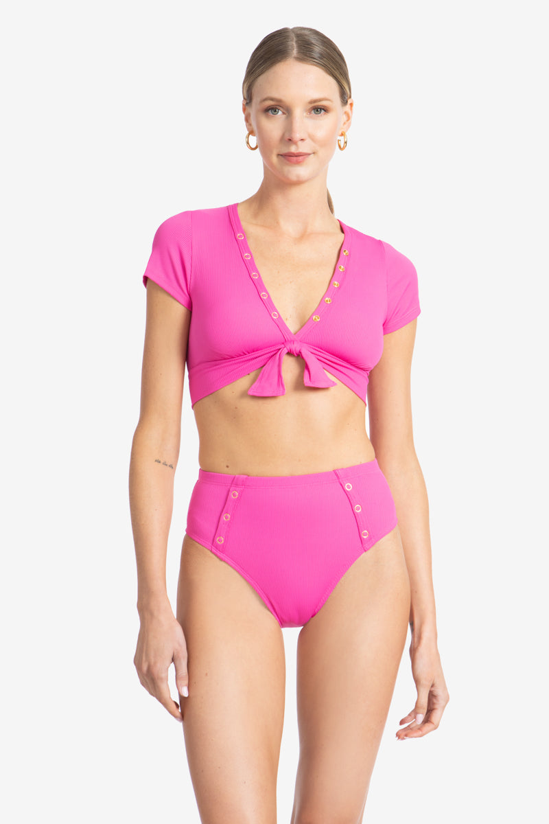 AMY HIGH WAIST BIKINI BOTTOM – Robin Piccone