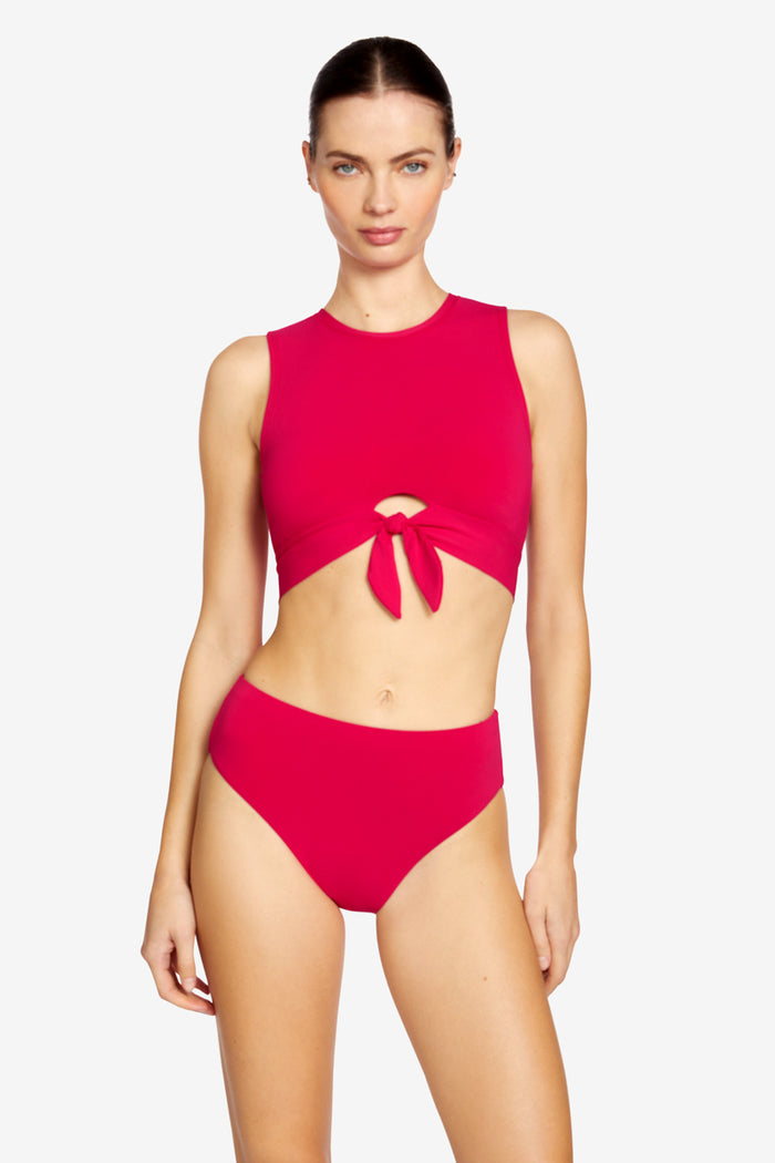 AVA HIGH WAIST BIKINI BOTTOM (final sale)