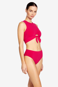 AVA HIGH WAIST BIKINI BOTTOM (final sale)