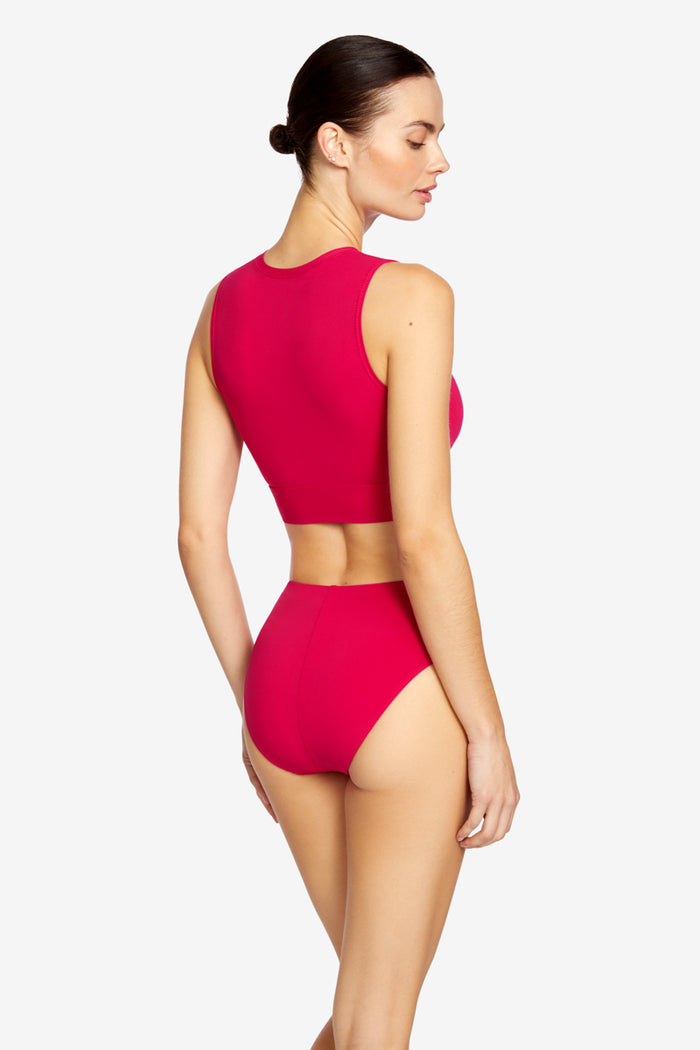 AVA HIGH WAIST BIKINI BOTTOM (final sale)