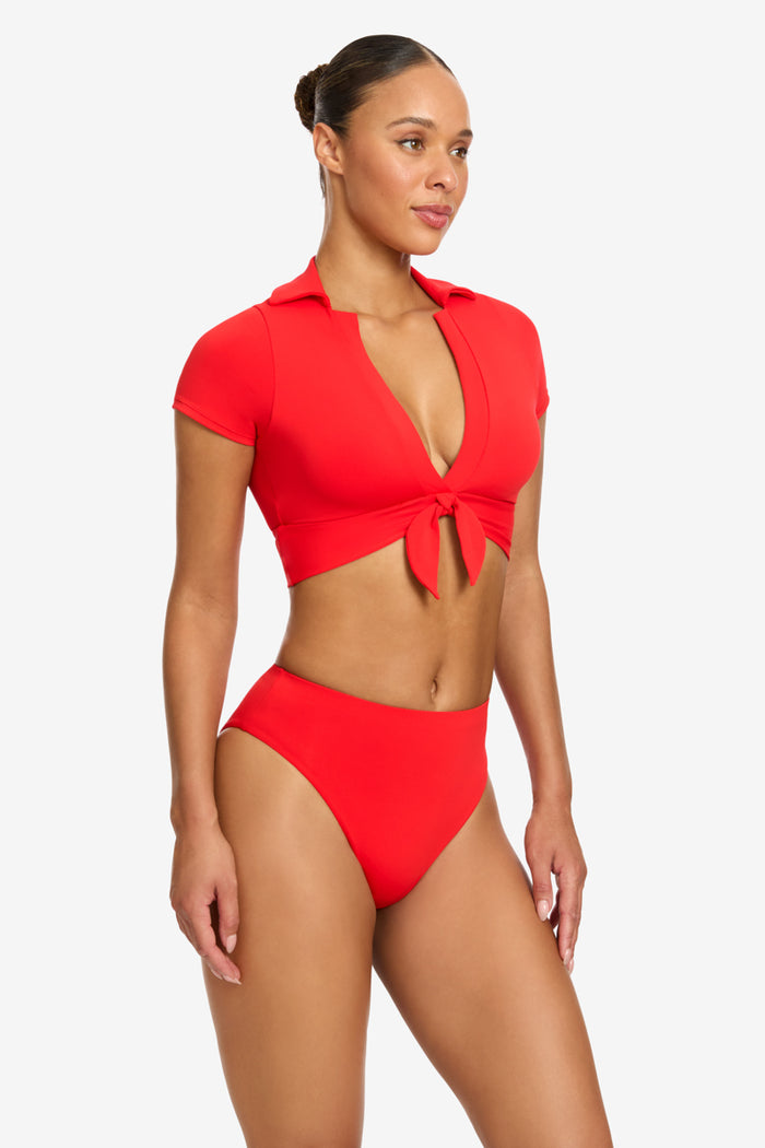 AVA HIGH WAIST BIKINI BOTTOM