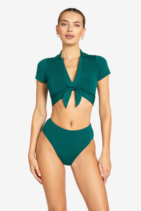 AVA HIGH WAIST BIKINI BOTTOM (final sale)