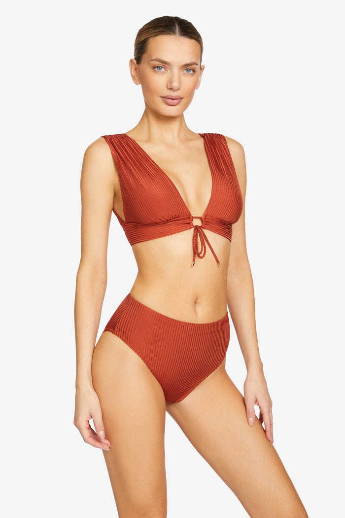 ANGELA HIGH WAIST BIKINI BOTTOM (final sale)