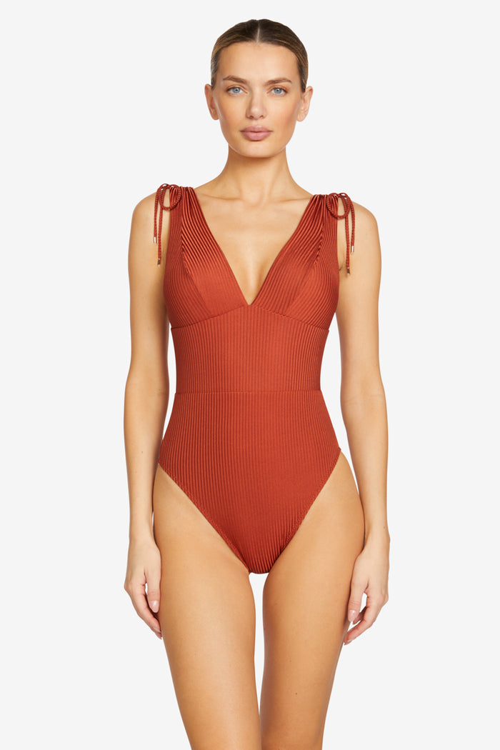 ANGELA V PLUNGE ONE PIECE (final sale)