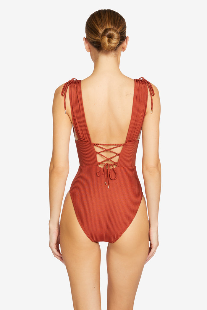 ANGELA V PLUNGE ONE PIECE (final sale)