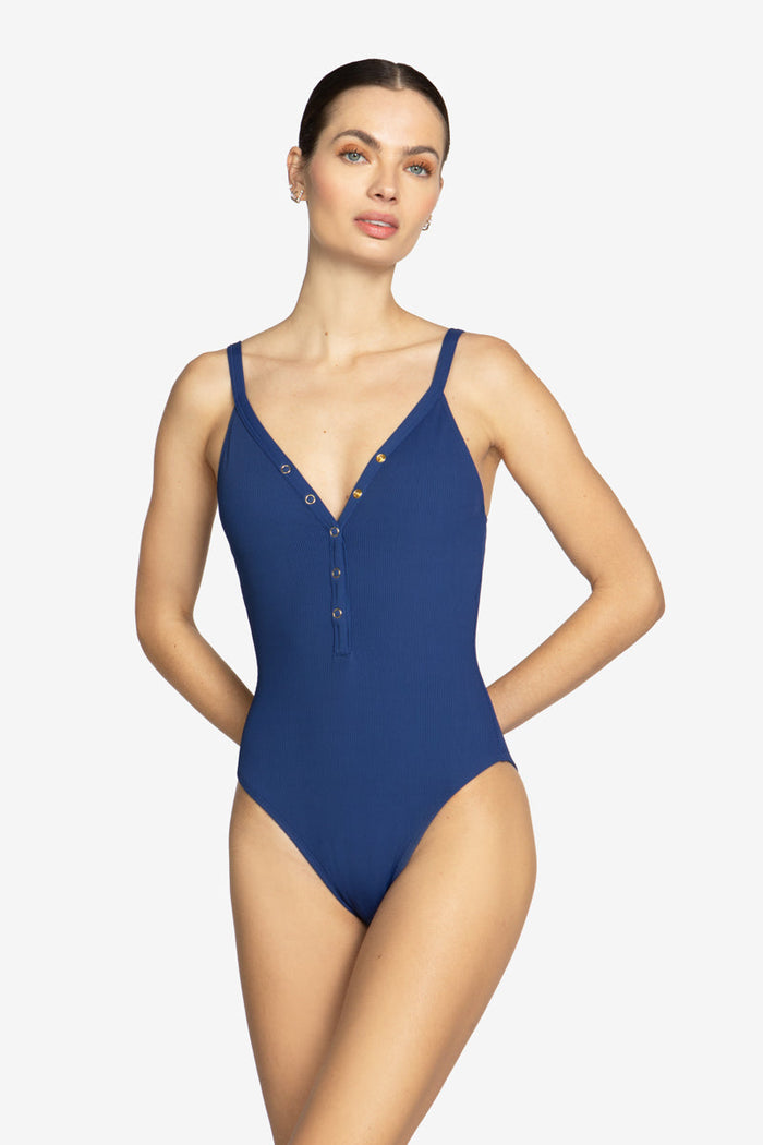 AMY V-NECK ONE PIECE (final sale)