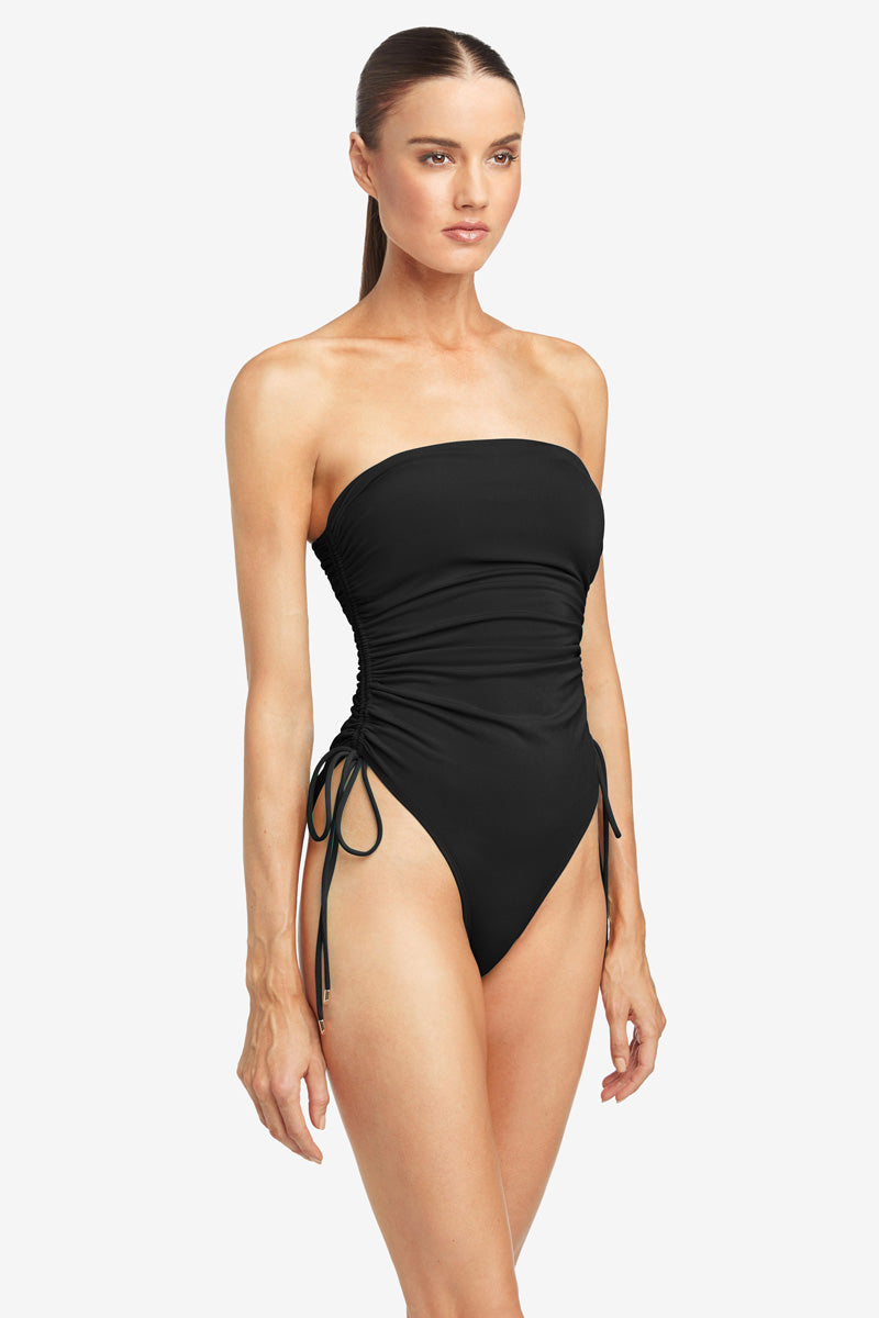 Black strapless one sales piece