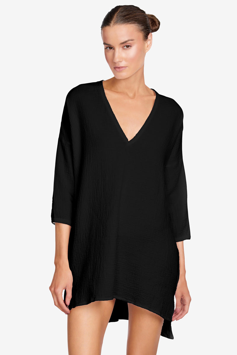 EMILY V-NECK TUNIC – Robin Piccone