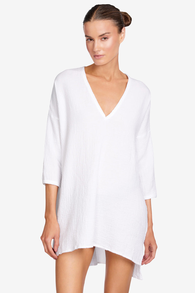 EMILY V-NECK TUNIC – Robin Piccone