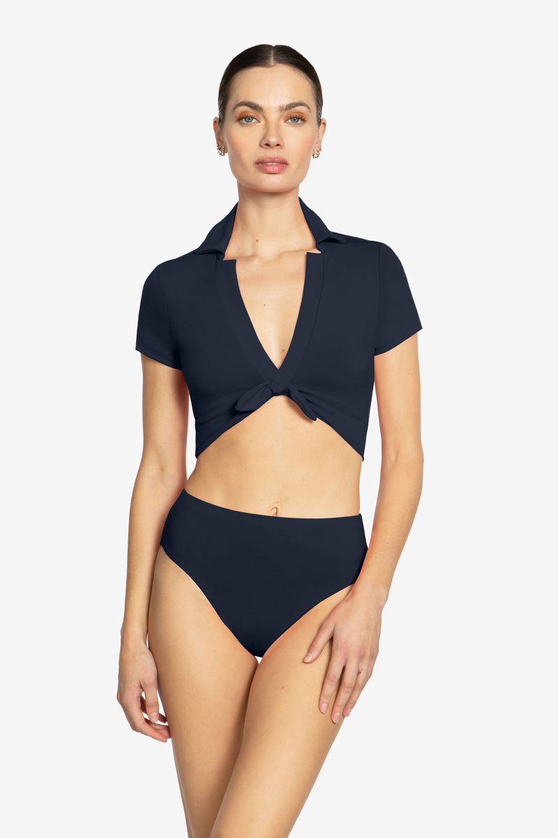 T shirt swimsuit top on sale