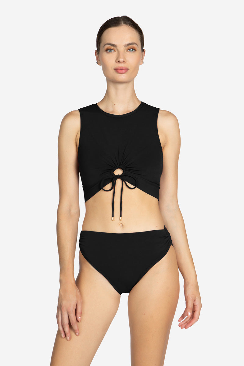 AUBREY HIGH WAIST BIKINI BOTTOM