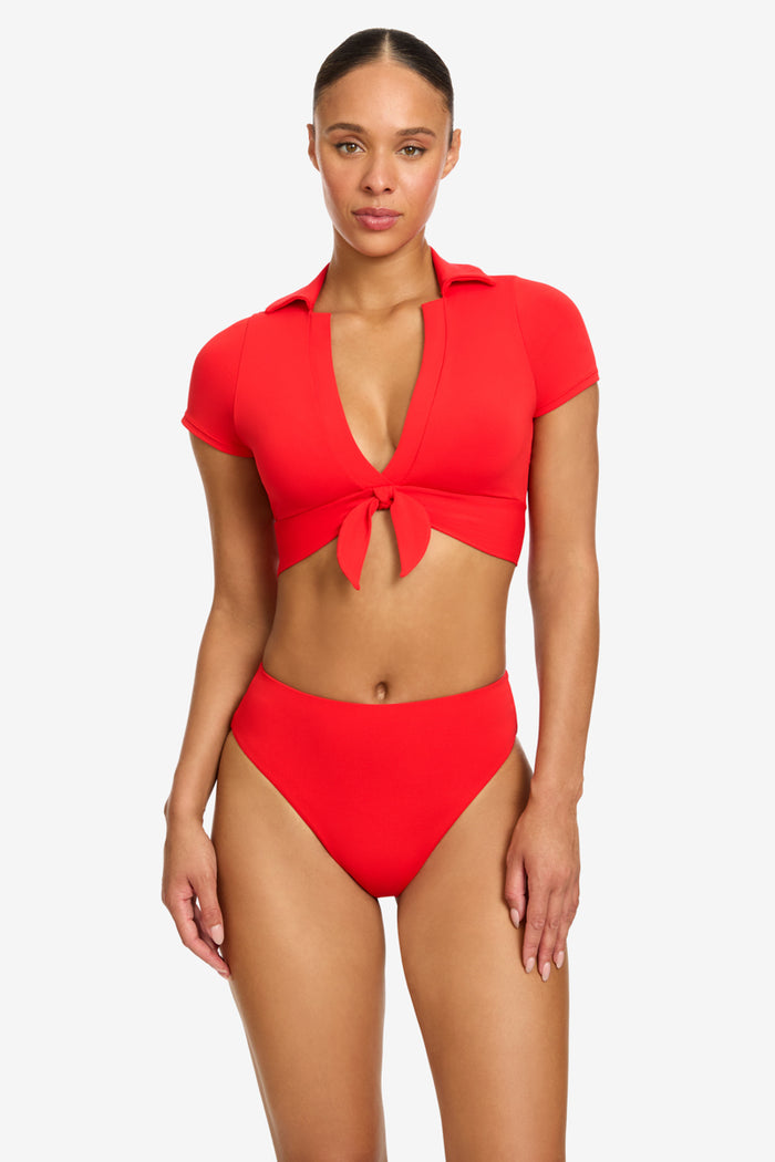 AVA HIGH WAIST BIKINI BOTTOM