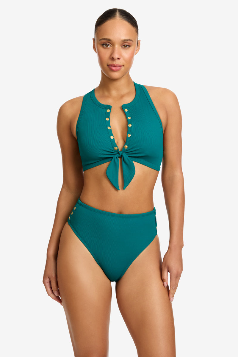 AMY HIGH WAIST BIKINI BOTTOM