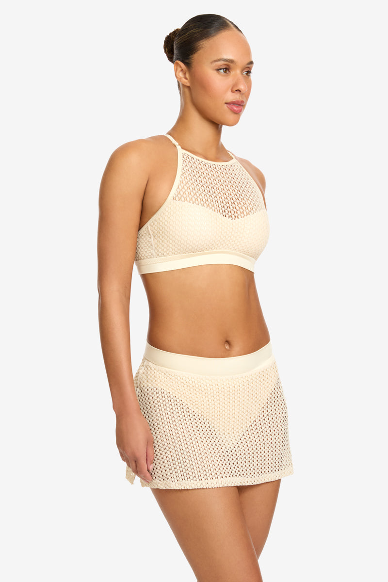 Robin Piccone Malia Ruffle Skirted Bikini Bottom