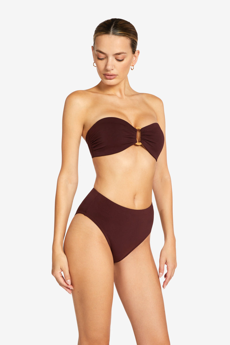 AVA HIGH WAIST BIKINI BOTTOM