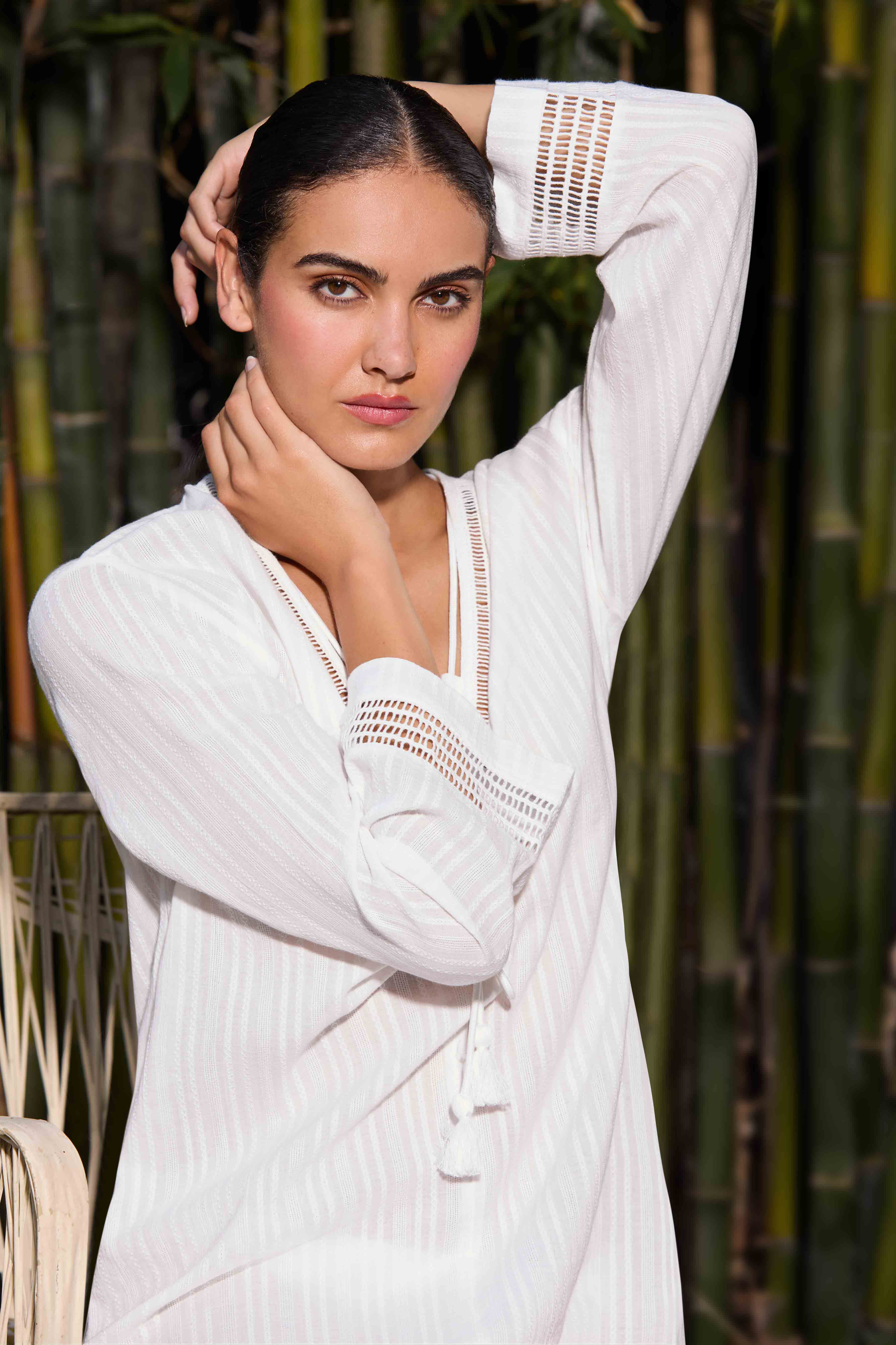 MARINA LACE UP TUNIC – Robin Piccone