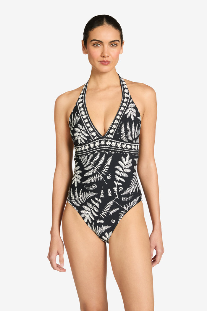 HAILEY HALTER ONE PIECE