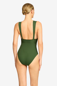 AMY V-NECK PLUNGE 1 PIECE