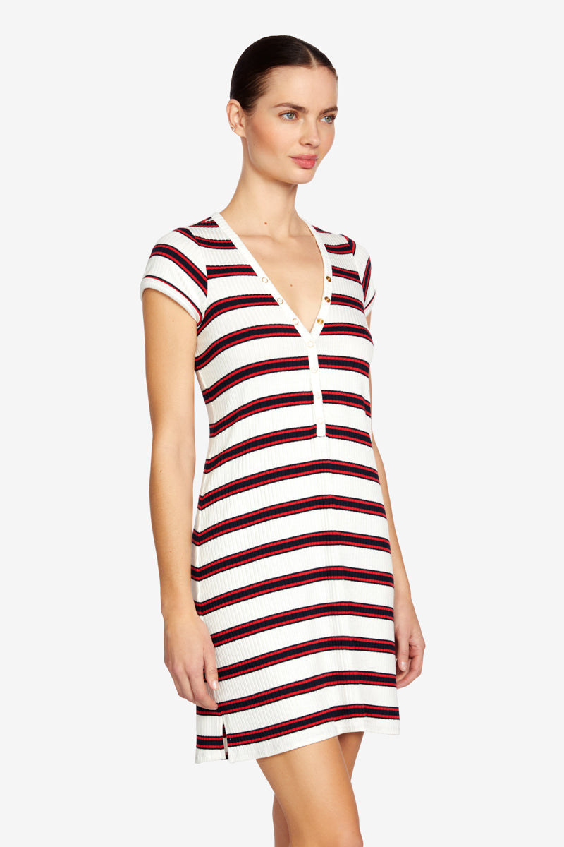AMY STRIPE SHIRT DRESS