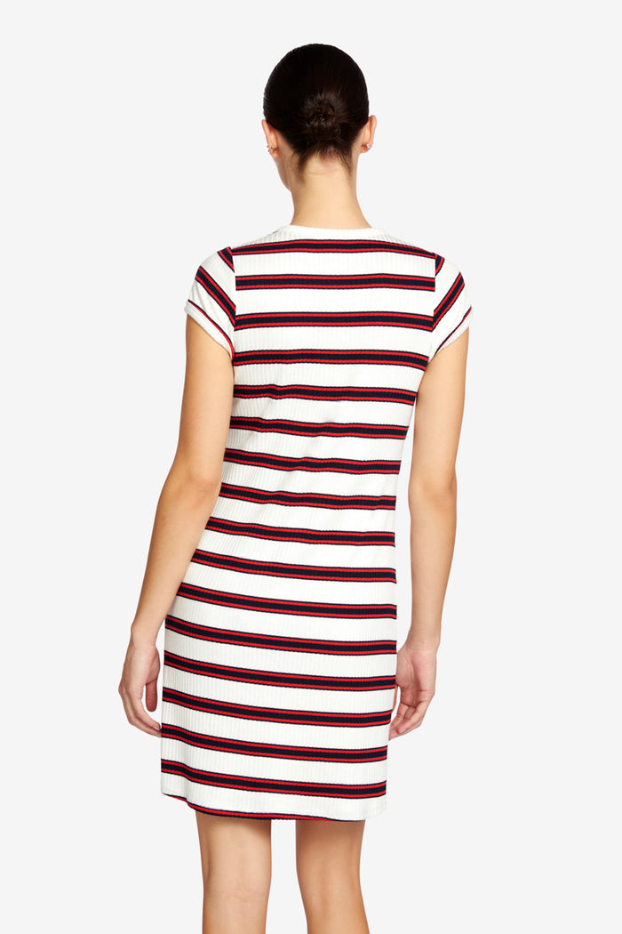 AMY STRIPE SHIRT DRESS