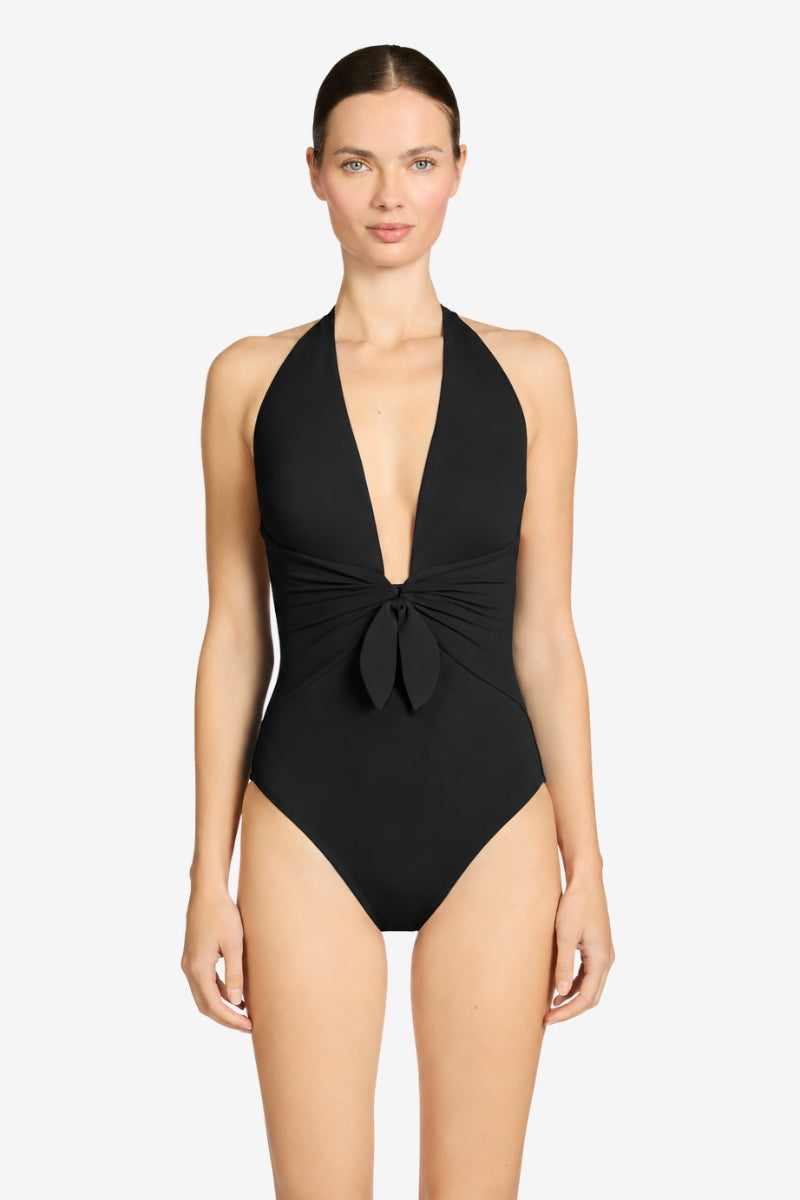 AVA HALTER PLUNGE ONE PIECE