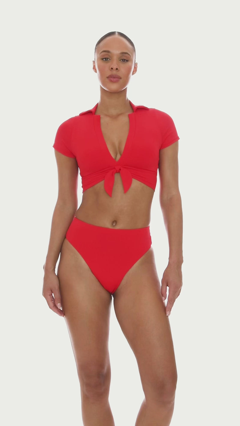 AVA HIGH WAIST BIKINI BOTTOM