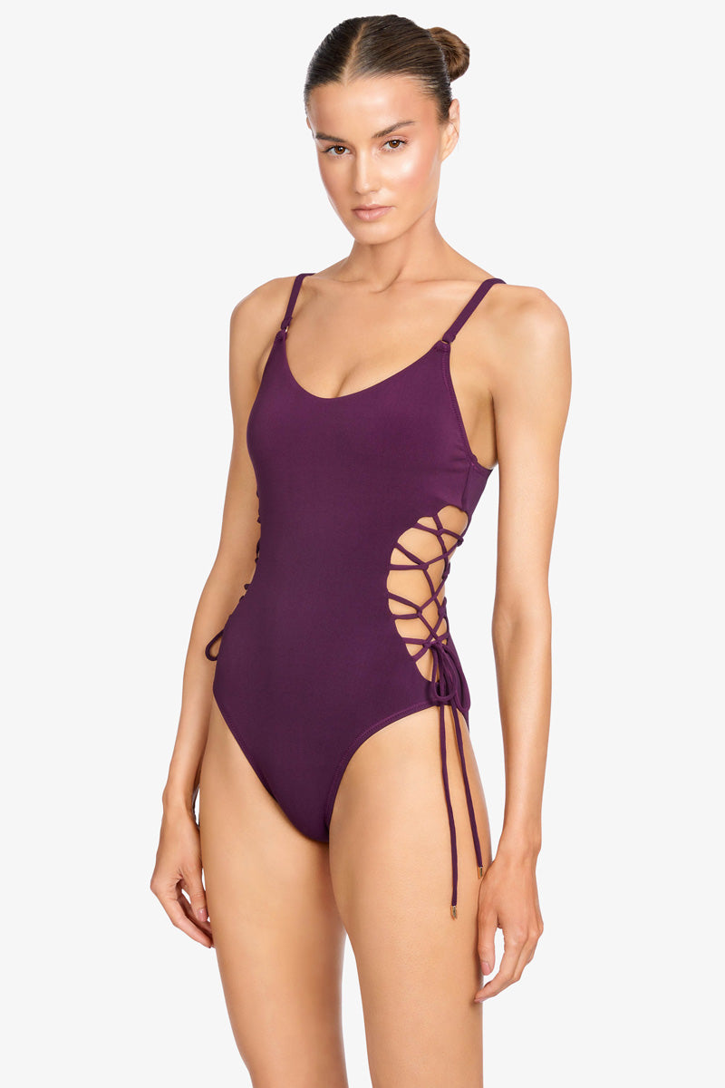 AUBREY LACE UP ONE PIECE