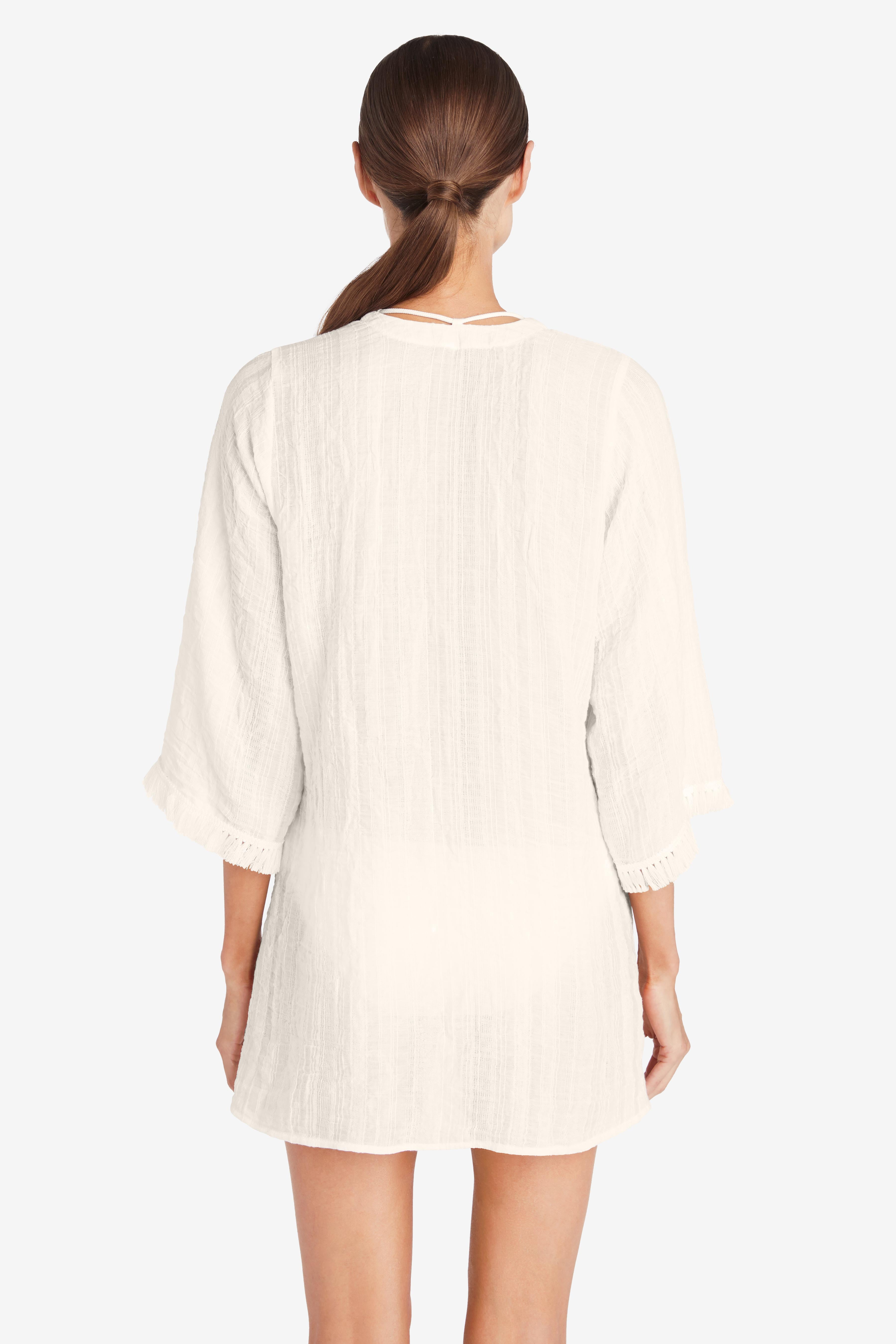 2024SS　rurumu:　collage chiffon tunic　日本製 2024SS rurumu: collage chiffon tunic 日本製 【公式通販】