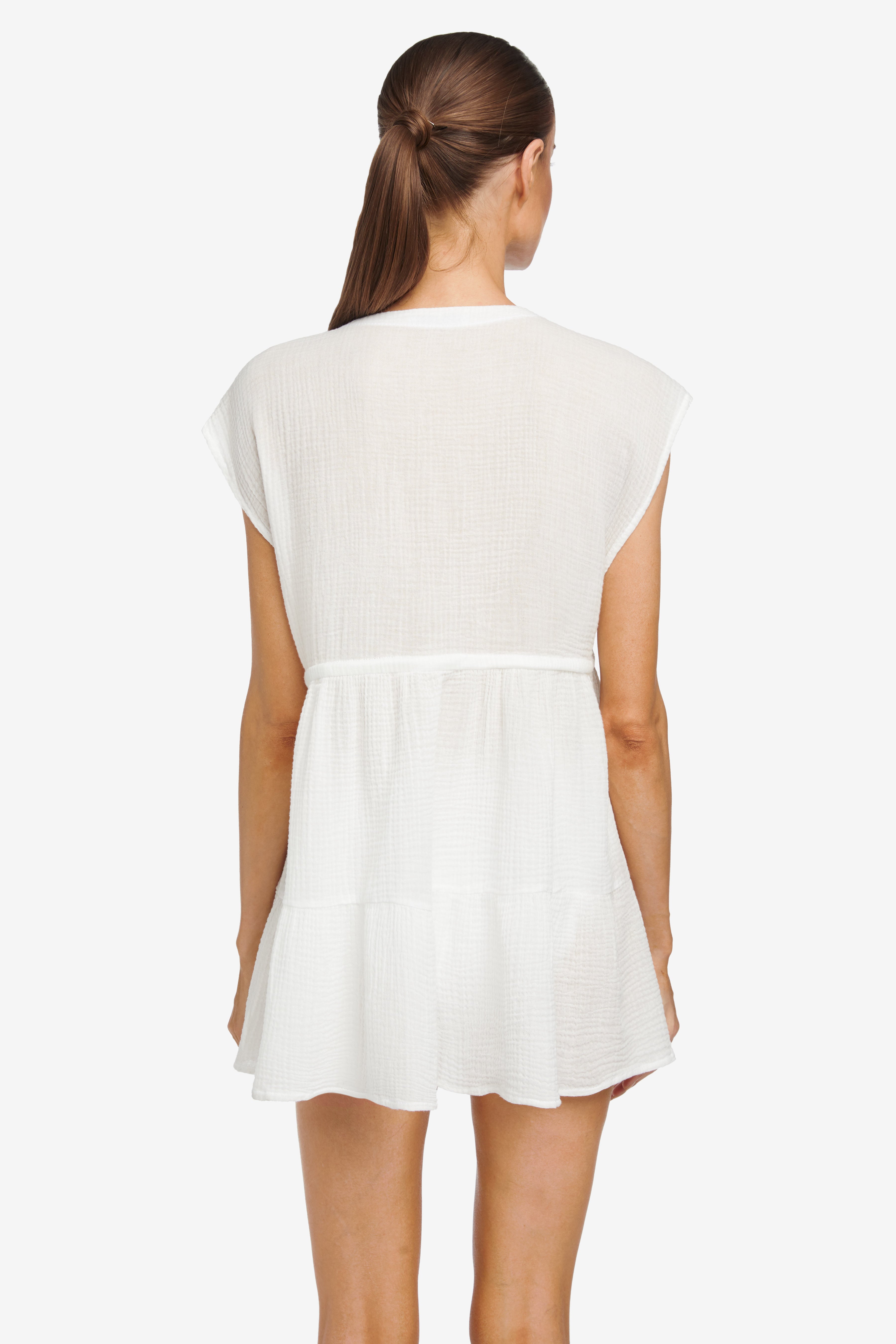 BUBBLE GAUZE FLOUNCY DRESS – Robin Piccone