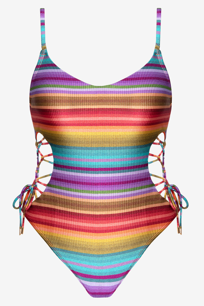 INES LACE UP ONE PIECE